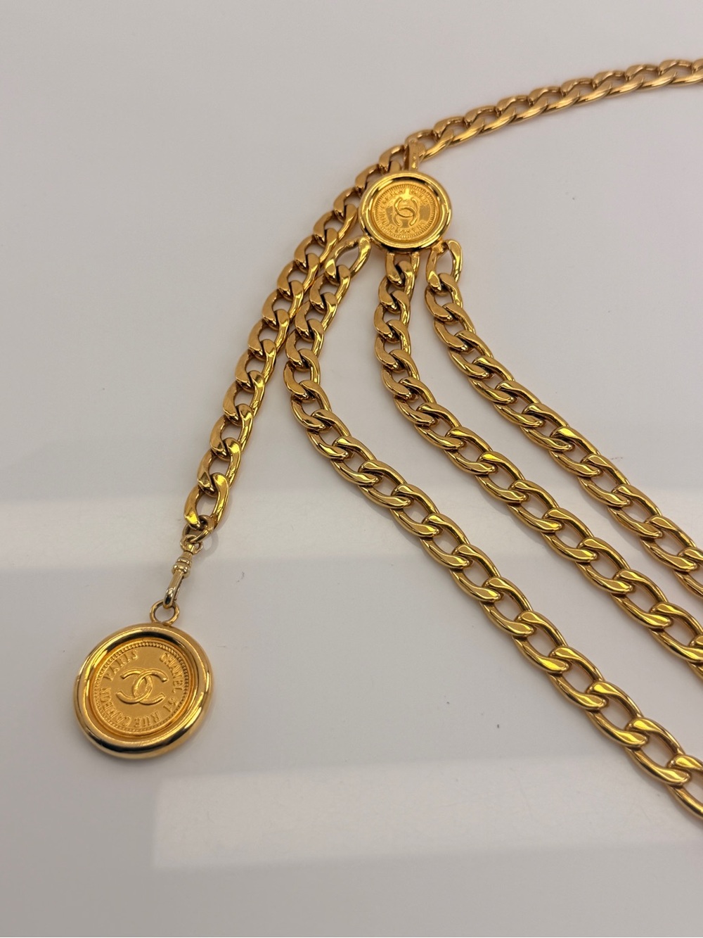 Chanel Vintage Draped Medallion Iconic Belt - Picture 6 of 11